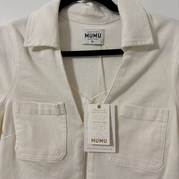 Show Me Your Mumu Ranch Romper in Pearly White - Picture 9 of 12